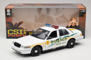 Ford Crown Victoria Police Interceptor CSI Miami GreenLight 1:18 13514 Metal - imagen 6 de 6