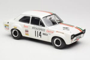 Ford Escort RS1600 #114 J. Fitzpatrick Team Broadspeed Castrol Race of Champions 1971 Minichamps 1:18 100718114 Metal - imagen 6 de 8