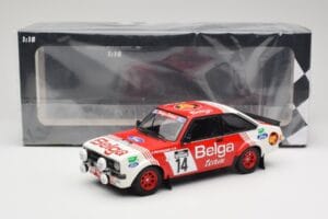 Ford Escort Mk2 RS 1800 #14 Droogmans / Joosten Belga 3rd Place Lotto Haspengouw Rally 1983 Minichamps 1:18 155838714 Metal - imagen 6 de 6