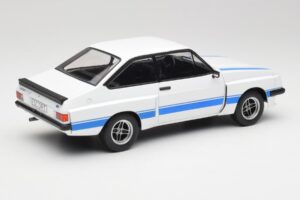 Ford Escort Mk2 RS 2000 X-Pack Diamond Blanco & Azul Stripe MCG 1:18 MCG18350 Metal - imagen 2 de 6