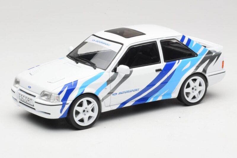 Ford Escort Mk4 RS Turbo S2 Blanco Con Decoración MCG 1:18 MCG18547R Metal