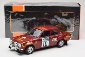 Ford Escort RS 1600 Mk1 #10 H. Mikkola / J. Davenport RAC Rally 1974 IXO 1:18 18RMC047C Metal - imagen 6 de 6