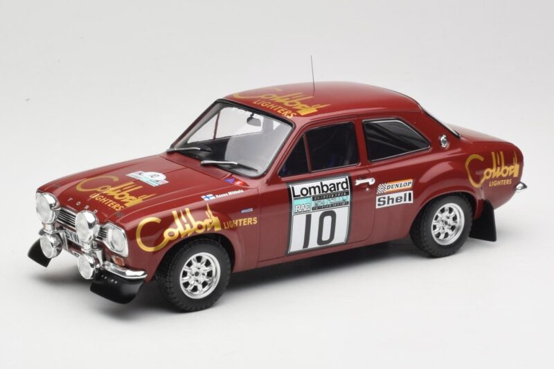 Ford Escort RS 1600 Mk1 #10 H. Mikkola / J. Davenport RAC Rally 1974 IXO 1:18 18RMC047C Metal