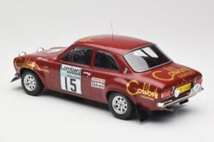 Ford Escort RS 1600 Mk1 #15 M. Alen / I. Kivimäki RAC Rally 1974 IXO 1:18 18RMC047B Metal - imagen 5 de 6