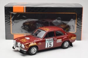 Ford Escort RS 1600 Mk1 #15 M. Alen / I. Kivimäki RAC Rally 1974 IXO 1:18 18RMC047B Metal - imagen 6 de 6