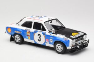 Ford Escort RS 1600 Mk1 #3 V. Preston Jr. / B. Smith Safari Rally 1973 IXO 1:18 18RMC075B Metal - imagen 4 de 6