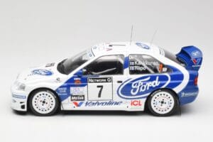 Ford Escort WRC #7 J. Kankkunen / J. Repo RAC Rally 1998 IXO 1:18 18RMC170A Metal - imagen 3 de 6