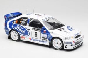 Ford Escort WRC #8 B. Thiry / S. Prevot RAC Rally 1998 IXO 1:18 18RMC170B Metal - imagen 4 de 6