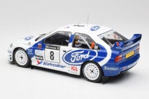 Ford Escort WRC #8 B. Thiry / S. Prevot RAC Rally 1998 IXO 1:18 18RMC170B Metal - imagen 5 de 6