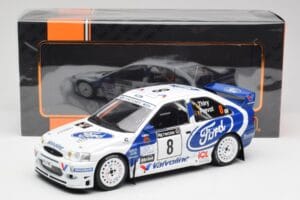 Ford Escort WRC #8 B. Thiry / S. Prevot RAC Rally 1998 IXO 1:18 18RMC170B Metal - imagen 6 de 6