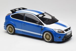 Ford Focus RS Mk2 LM Classic Azul Capri RS2600 Tribute Minichamps 1:18 100080072 Metal - imagen 6 de 8