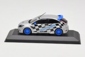 Ford Focus RS Mk2 Promo Blue Wheels Minichamps 1:43 FORD002 Metal