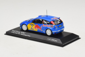 Ford Focus WRC #2 R. Baumgartner / B. Wichs Red Bull Rally Austria 2001 Minichamps 1:43 430008907 Metal - imagen 3 de 5