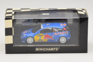 Ford Focus WRC #2 R. Baumgartner / B. Wichs Red Bull Rally Austria 2001 Minichamps 1:43 430008907 Metal - imagen 5 de 5