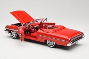 Ford Galaxie 500 Descapotable Rojo Sun Star 1:18 1420 Metal - imagen 5 de 8