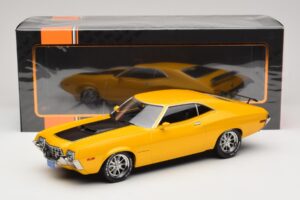 Ford Gran Torino Sport Amarillo IXO 1:18 18CMC186 Metal - imagen 6 de 6