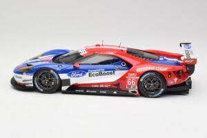 Ford GT #68 D. Muller / J. Hand / S. Bourdais LMGTE Pro Winner 24 Hours of Le Mans 2016 Minichamps 1:18 4012138143098 Metal - imagen 3 de 6