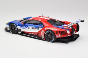 Ford GT #68 D. Muller / J. Hand / S. Bourdais LMGTE Pro Winner 24 Hours of Le Mans 2016 Minichamps 1:18 4012138143098 Metal - imagen 5 de 6