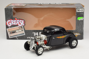 Ford Hot Rod Negro Rydell High Grease ERTL 1:18 36602 Metal - imagen 6 de 6