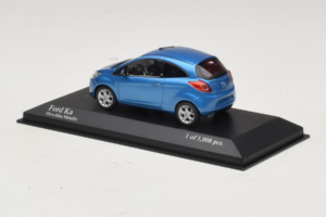 Ford Ka Blue Metallic Minichamps 1:43 400088202 Metal - imagen 3 de 4
