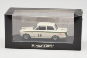 Ford Lotus Cortina Mk1 #59 J. Clark / R. Parsons Sebring 12 Hours 1964 Minichamps 1:43 400648259 Metal - imagen 4 de 4