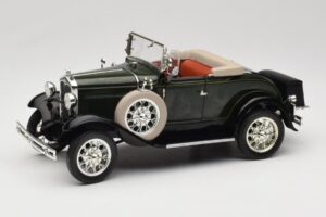 Ford Model A Verde Oscuro Motor City 1:18 20003 Metal