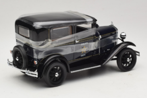 Ford Model A Tudor Police Car Motor City 1:18 43008 Metal - imagen 2 de 6