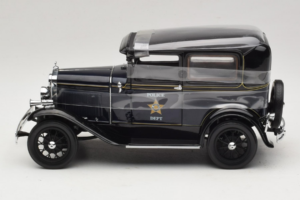 Ford Model A Tudor Police Car Motor City 1:18 43008 Metal - imagen 3 de 6