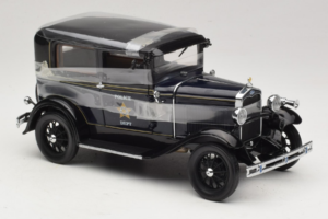 Ford Model A Tudor Police Car Motor City 1:18 43008 Metal - imagen 4 de 6