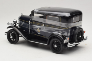 Ford Model A Tudor Police Car Motor City 1:18 43008 Metal - imagen 5 de 6