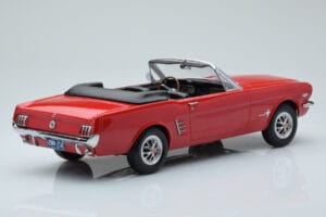 Ford Mustang Descapotable Rojo Norev 1:18 182810 Metal - imagen 2 de 6