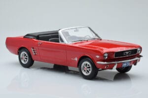 Ford Mustang Descapotable Rojo Norev 1:18 182810 Metal - imagen 4 de 6
