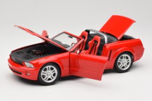 Ford Mustang S197 GT Descapotable Rojo Beanstalk Group 1:18 FOR10016R Metal - imagen 2 de 8