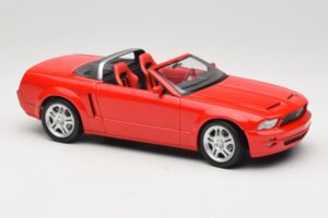 Ford Mustang S197 GT Descapotable Rojo Beanstalk Group 1:18 FOR10016R Metal - imagen 6 de 8