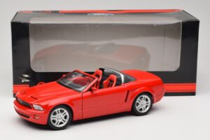 Ford Mustang S197 GT Descapotable Rojo Beanstalk Group 1:18 FOR10016R Metal - imagen 8 de 8