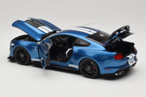 Ford Mustang Shelby GT500 S550 Atlas Blue Metallic IXO 1:18 18RDC244-FO Metal - imagen 5 de 8