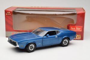 Ford Mustang SportsRoof Azul Sun Star 1:18 3612 Metal - imagen 8 de 8