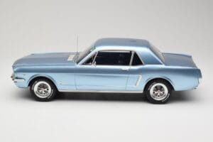 Ford Mustang V8 Hardtop Pony GT Silver Blue GT Spirit 1:12 G089 Resina - imagen 3 de 6