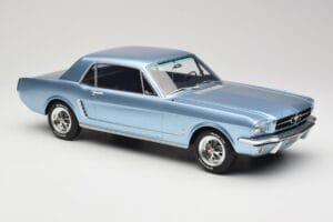 Ford Mustang V8 Hardtop Pony GT Silver Blue GT Spirit 1:12 G089 Resina - imagen 4 de 6