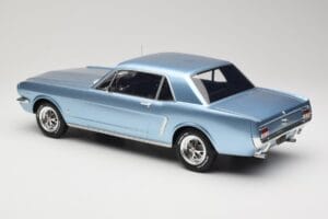Ford Mustang V8 Hardtop Pony GT Silver Blue GT Spirit 1:12 G089 Resina - imagen 5 de 6