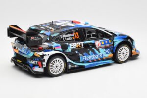 Ford Puma Rally1 #13 G. Munster / L. Louka Rally Central Europe 2023 IXO 1:18 18RMC188 Metal - imagen 2 de 6