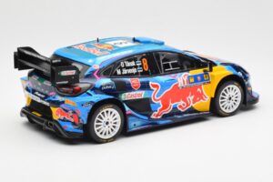 Ford Puma Rally1 #8 O. Tanak / M. Jarveoja 3rd Rally Central Europe 2023 IXO 1:18 18RMC187 Metal - imagen 2 de 6