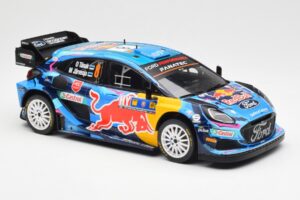 Ford Puma Rally1 #8 O. Tanak / M. Jarveoja 3rd Rally Central Europe 2023 IXO 1:18 18RMC187 Metal - imagen 4 de 6