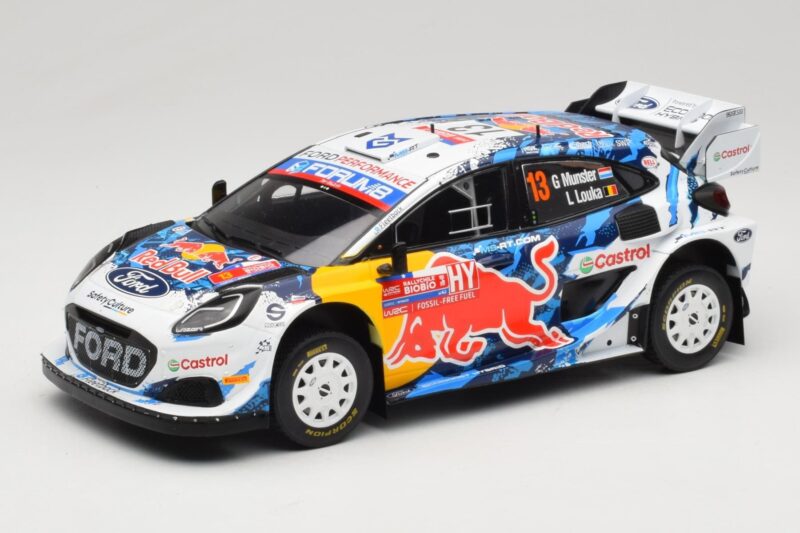 Ford Puma Rally1 #13 M-Sport Ford WRT G. Munster / L. Louka Rally Chile 2024 IXO 1:18 18RMC224 Metal