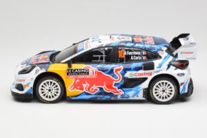 Ford Puma Rally1 WRC #16 A. Fourmaux / A. Coria Rally Monte Carlo 2024 IXO 1:18 18RMC198 Metal - imagen 3 de 6