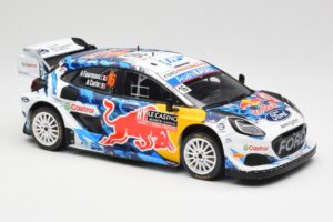 Ford Puma Rally1 WRC #16 A. Fourmaux / A. Coria Rally Monte Carlo 2024 IXO 1:18 18RMC198 Metal - imagen 4 de 6