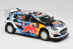 Ford Puma Rally1 WRC M-Sport #16 A. Fourmaux / A. Coria Safari Rally Kenya 2024 IXO 1:18 18RMC207 Metal - imagen 4 de 6