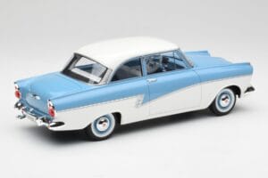 Ford Taunus 17M P2 Azul Claro & Blanco BoS Models 1:18 BOS019 Metal - imagen 2 de 6