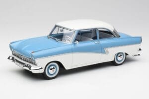 Ford Taunus 17M P2 Azul Claro & Blanco BoS Models 1:18 BOS019 Metal