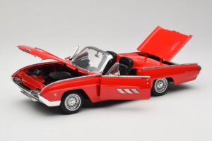 Ford Thunderbird Descapotable Rojo Anson 1:18 30334 Metal - imagen 2 de 8